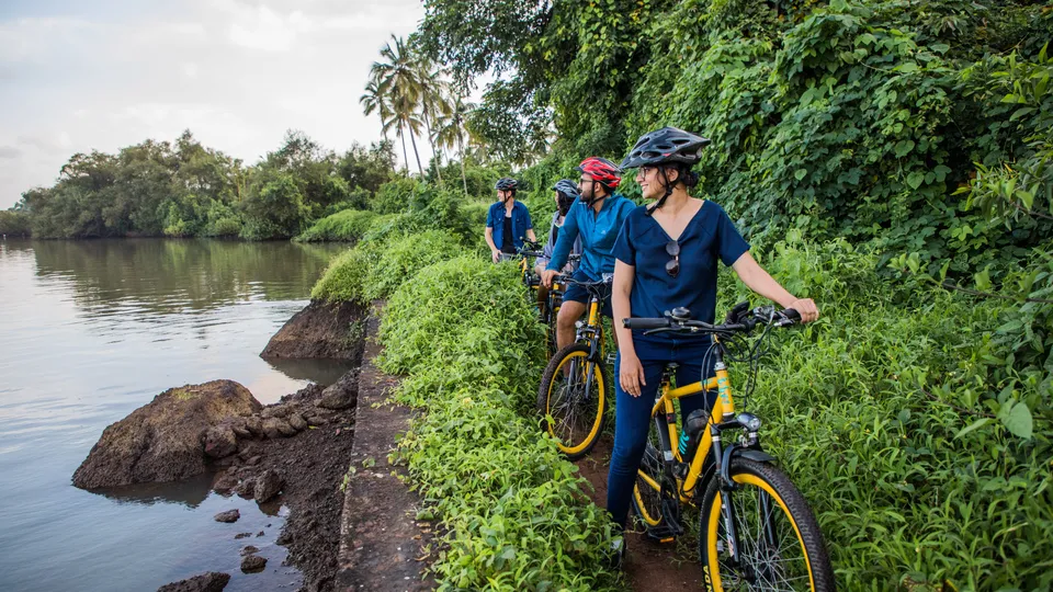 cycle trip in monsoon